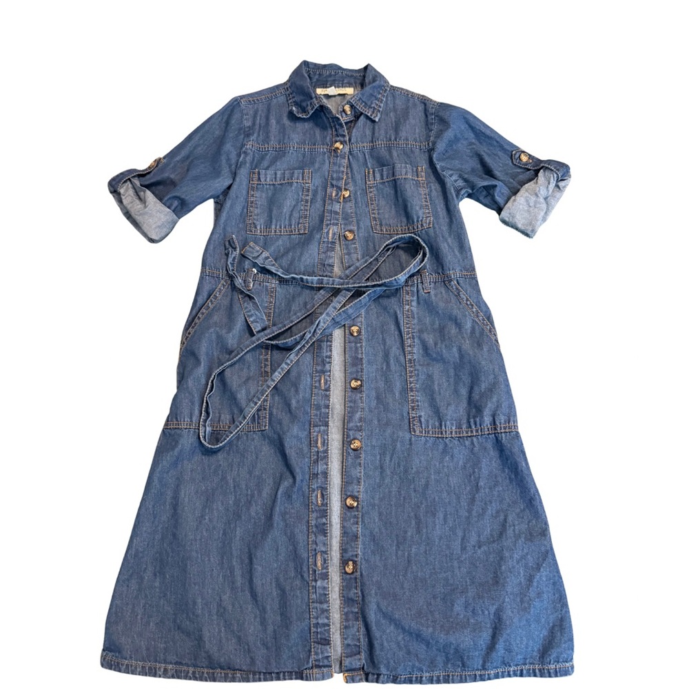 Chic Denim Kids Casual Dress